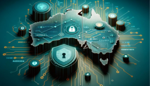 Graphic representation of Australia's Privacy Act reforms, highlighting the impact on small businesses' privacy obligations and data privacy policy updates.