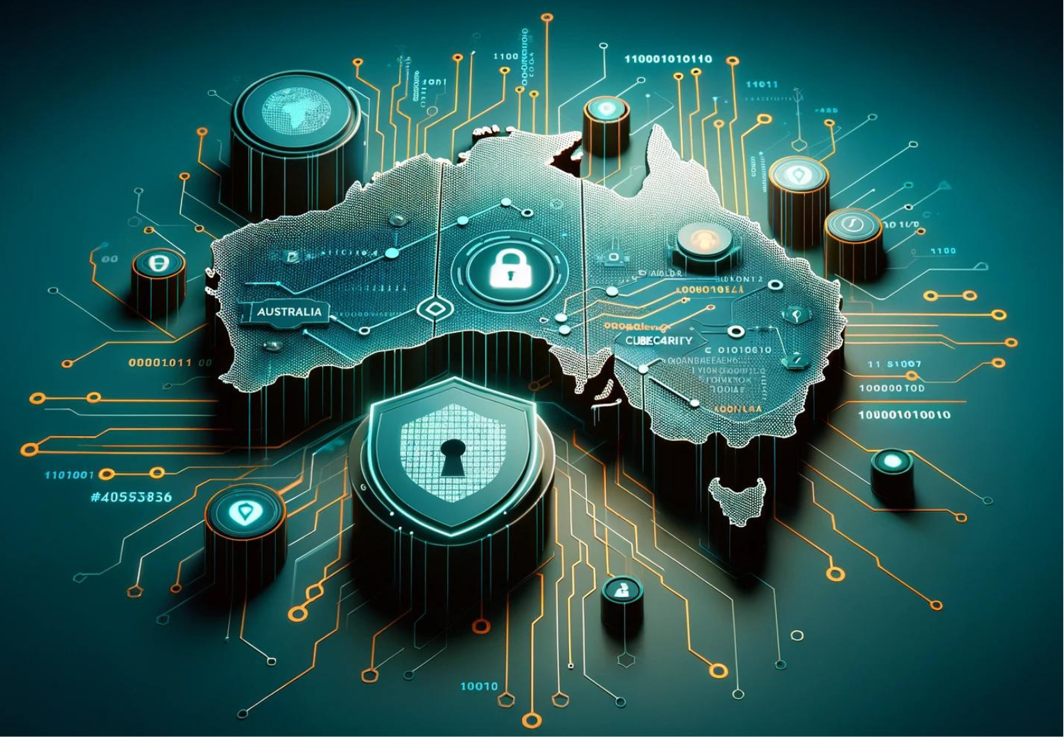 Graphic representation of Australia's Privacy Act reforms, highlighting the impact on small businesses' privacy obligations and data privacy policy updates.