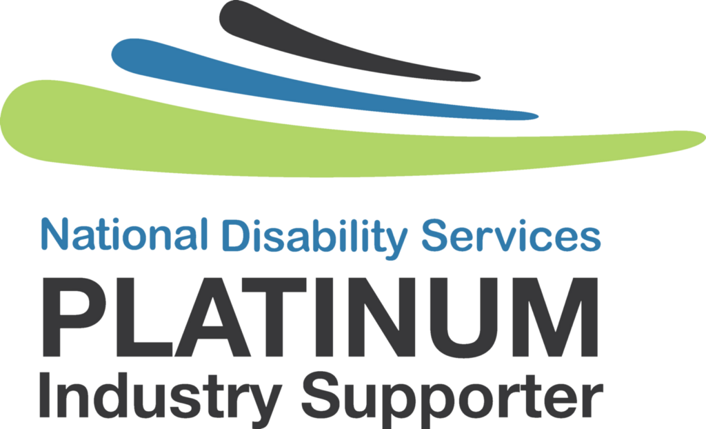 National Disability Services (NDS) Platinum Industry Supporter logo